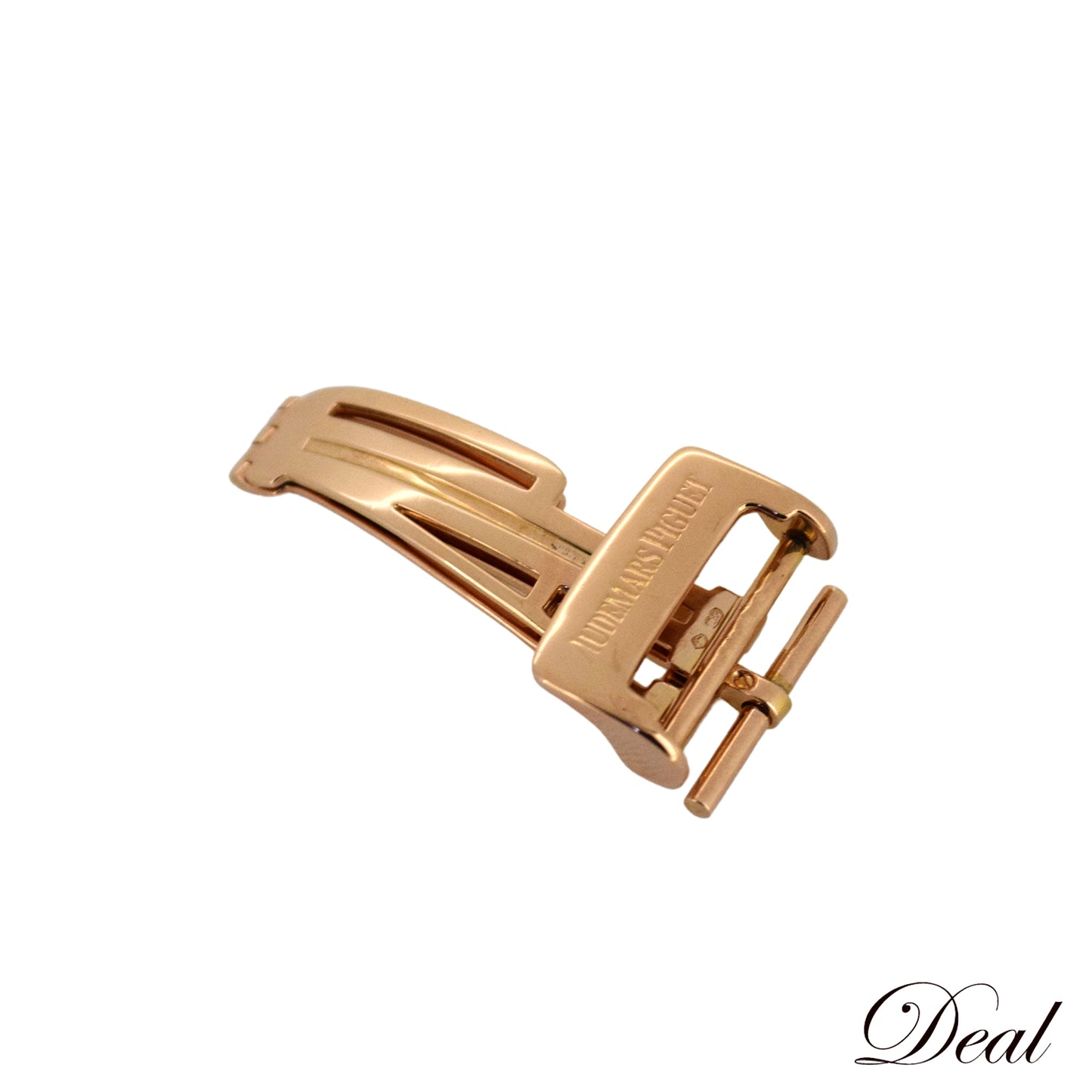 正品爱彼皇家橡树 D 型带扣，18 毫米 AP 金男士手表带扣，18K 金