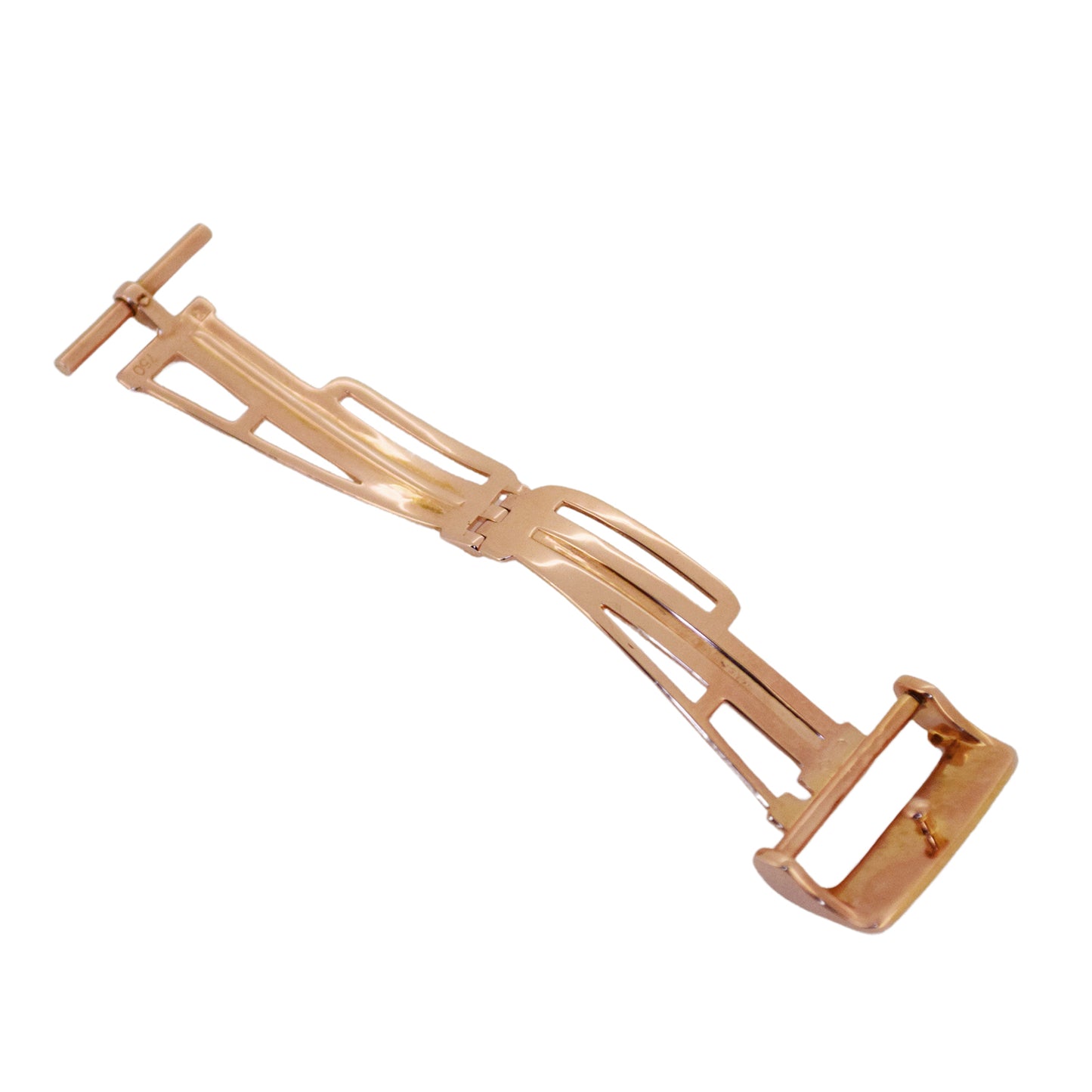 正品爱彼皇家橡树 D 型带扣，18 毫米 AP 金男士手表带扣，18K 金