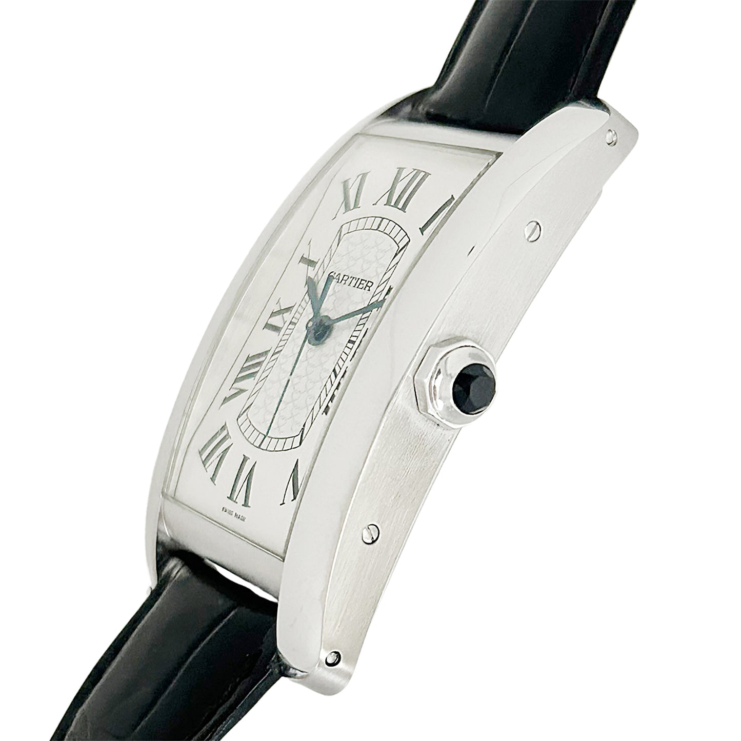 希少 K18WG 40本限定 Cartier カルティエ タンクアメリカンXL W2620004 メンズ 腕時計