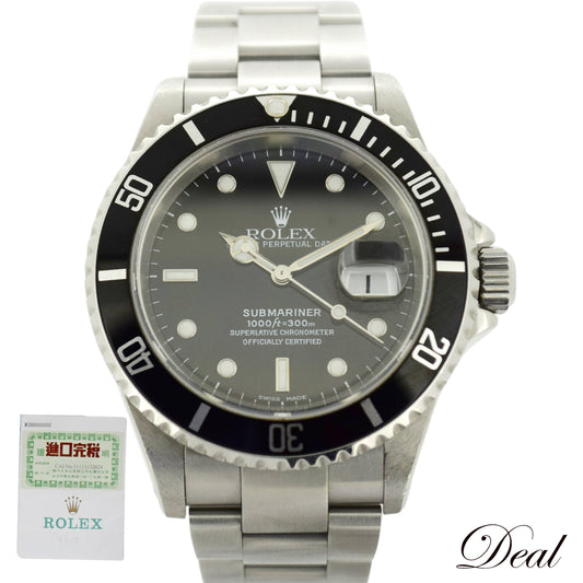 ROLEX ロレックス  サブマリーナ K  16610  2001年  メンズ 腕時計