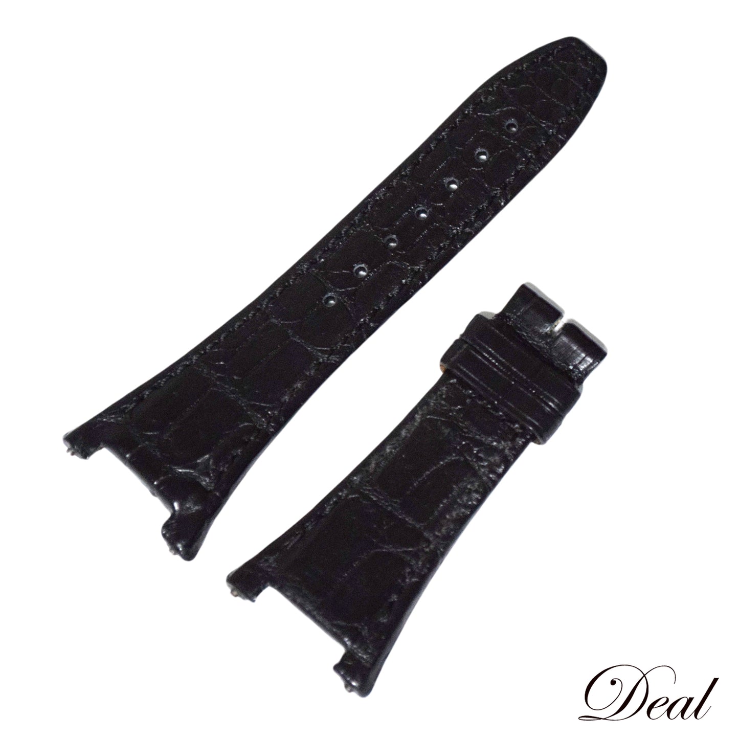 未使用 保管品 IWC アイダブリュシー 純正 レザーベルト ダヴィンチ ブラック メンズ 時計ベルト