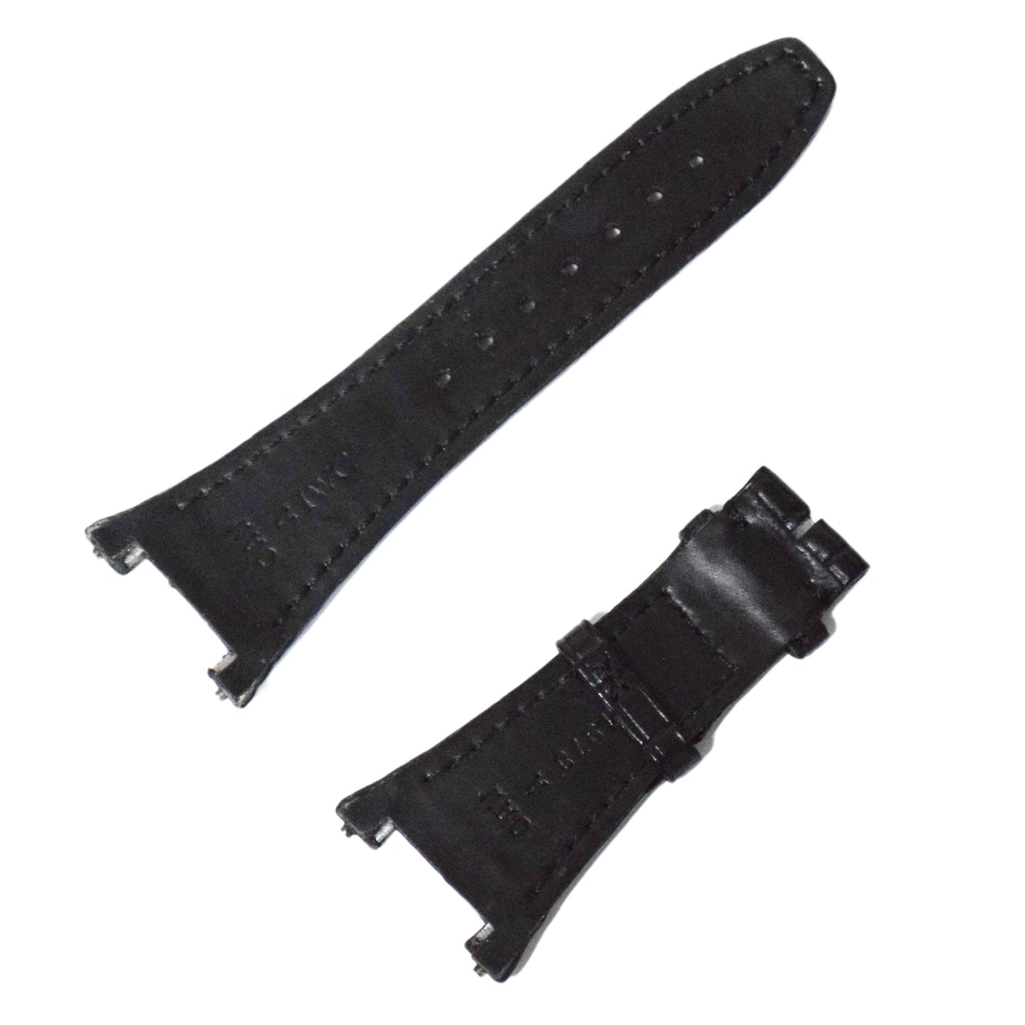 未使用 保管品 IWC アイダブリュシー 純正 レザーベルト ダヴィンチ ブラック メンズ 時計ベルト