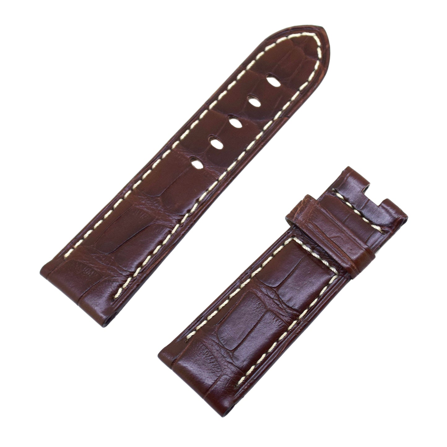 未使用 保管品 PANERAI パネライ 純正 レザーベルト 尾錠用 ブラウン メンズ 時計ベルト