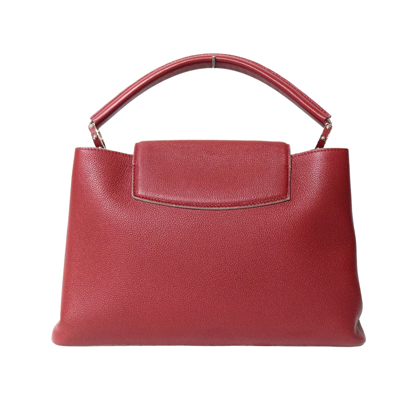 路易威登 Capucines MM Coquelicot M94631 Taurillon 皮革红色女士手提包
LV