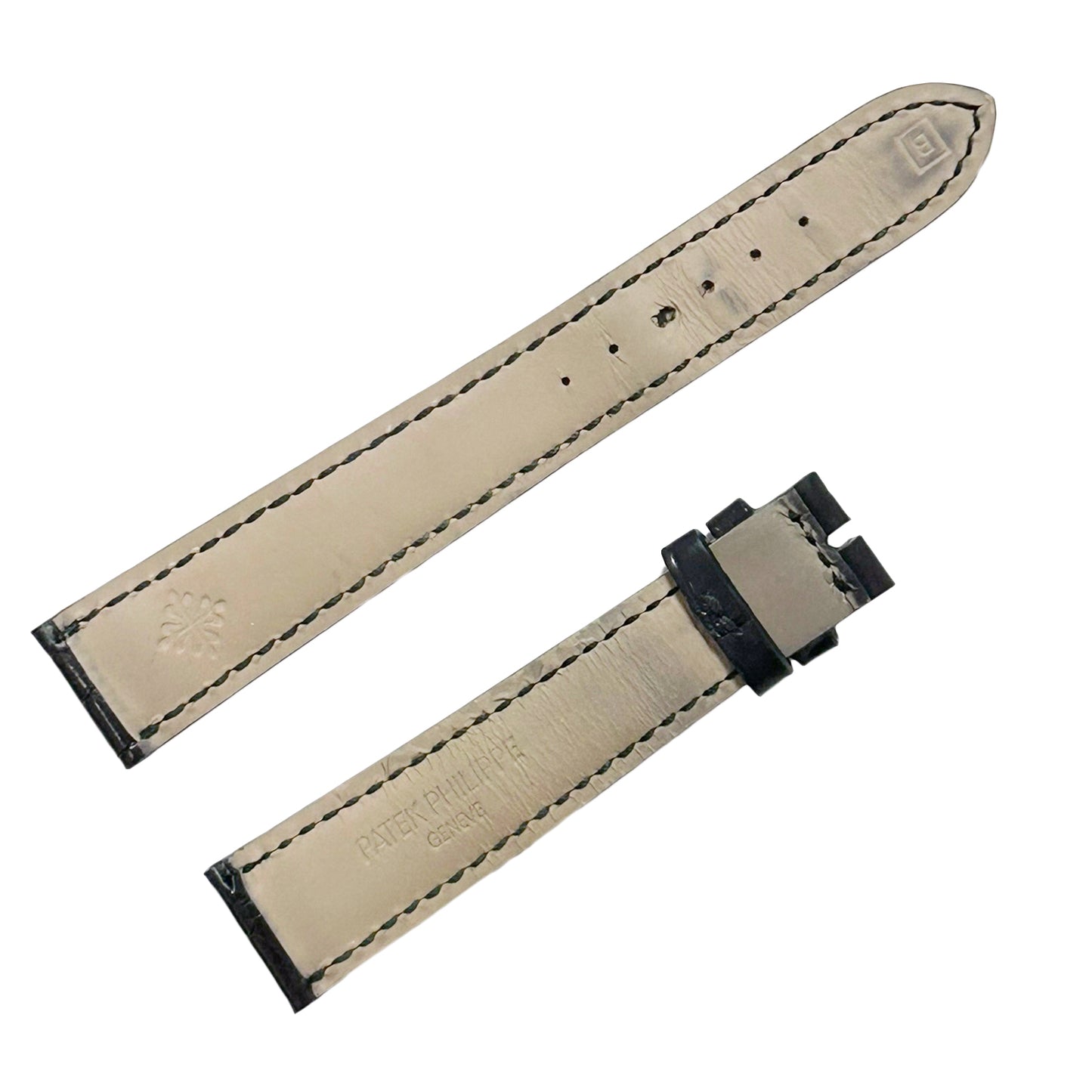 PATEK PHILIPPE パテックフィリップ 純正 レザーベルト ブラック メンズ 時計ベルト