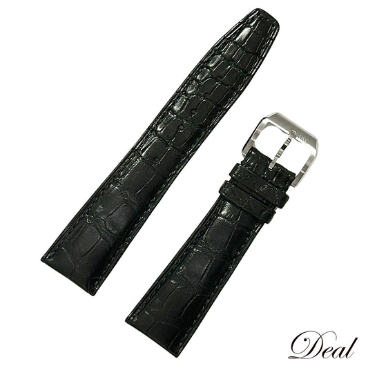 IWC アイダブリュシー 純正 レザーベルト 尾錠付 ブラック メンズ 時計ベルト