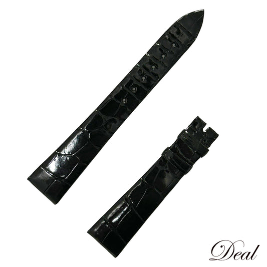 未使用 保管品 Breguet ブレゲ 純正 クロコ レザーベルト ブラック メンズ 時計ベルト