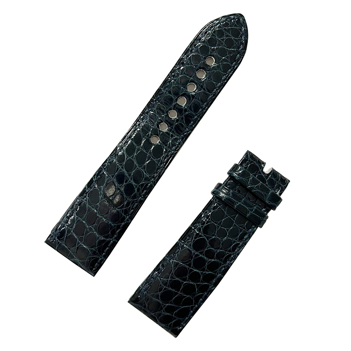 Blancpain Genuine Navy Leather Strap for Men