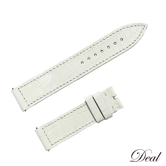 未使用 保管品 FRANCK MULLER フランクミュラー  純正 レザーベルト  ワンタッチ式  ホワイト  レディース 時計ベルト