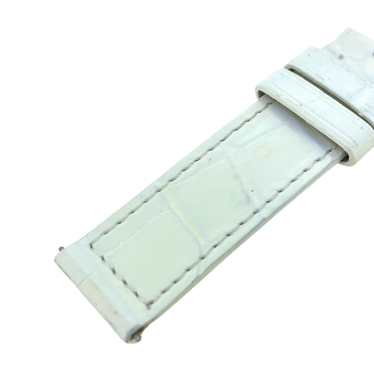 未使用 保管品 FRANCK MULLER フランクミュラー  純正 レザーベルト  ワンタッチ式  ホワイト  レディース 時計ベルト