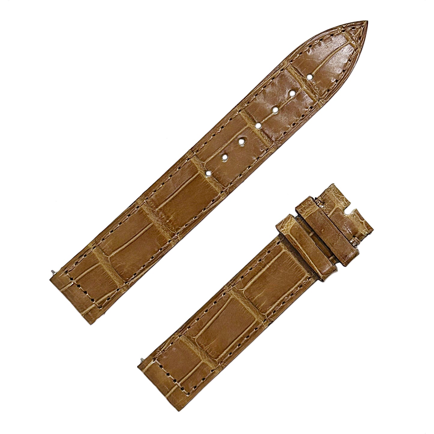 FRANCK MULLER フランクミュラー 純正 レザーベルト ワンタッチ式 ブラウン レディース 時計ベルト