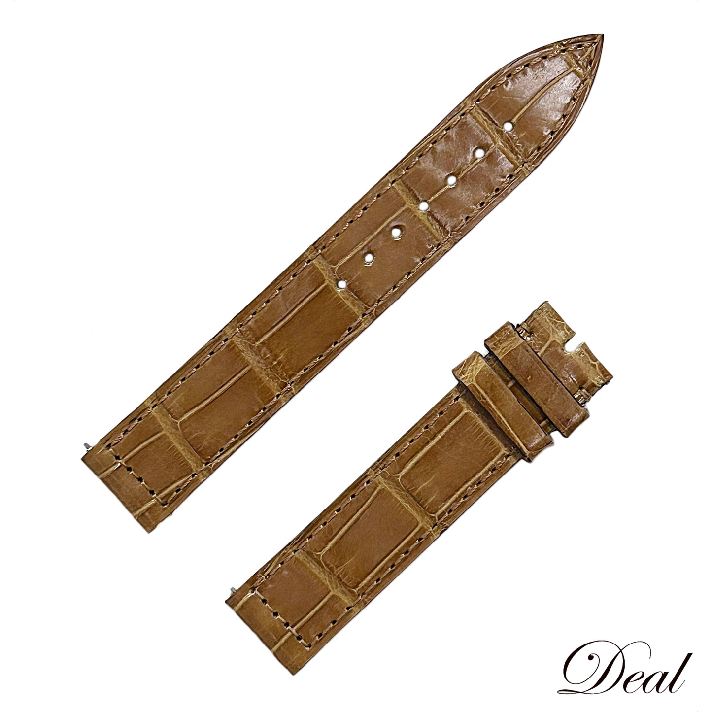 FRANCK MULLER フランクミュラー 純正 レザーベルト ワンタッチ式 ブラウン レディース 時計ベルト