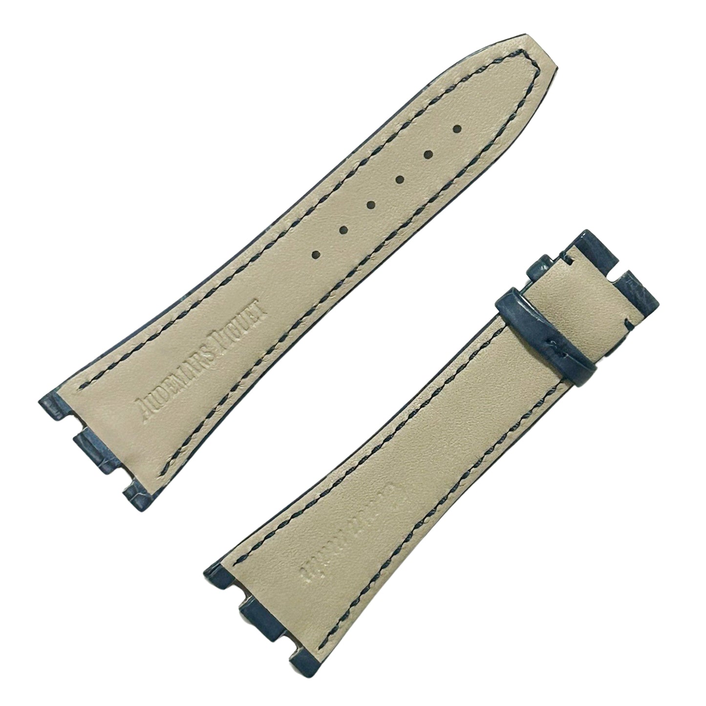 未使用 保管品 AUDEMARS PIGUET オーデマピゲ 純正 レザーベルト ブルー メンズ 時計ベルト