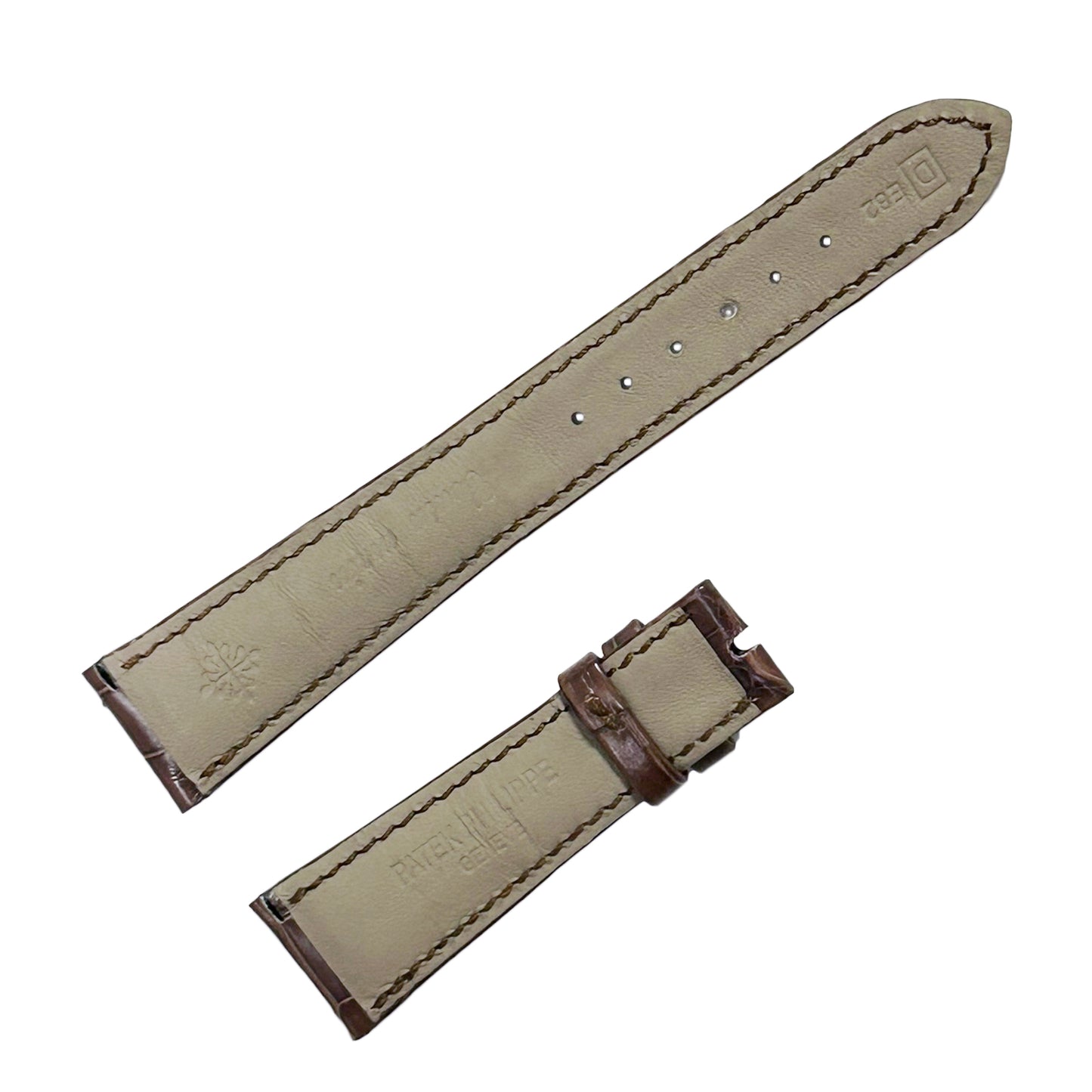 PATEK PHILIPPE パテックフィリップ 純正 レザーベルト ブラウン メンズ 時計ベルト
