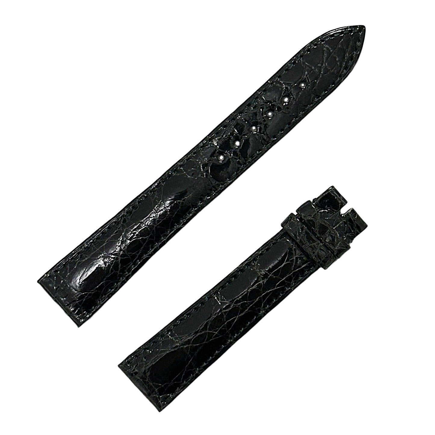 未使用 保管品 PATEK PHILIPPE パテックフィリップ 純正 レザーベルト ブラック メンズ 時計ベルト