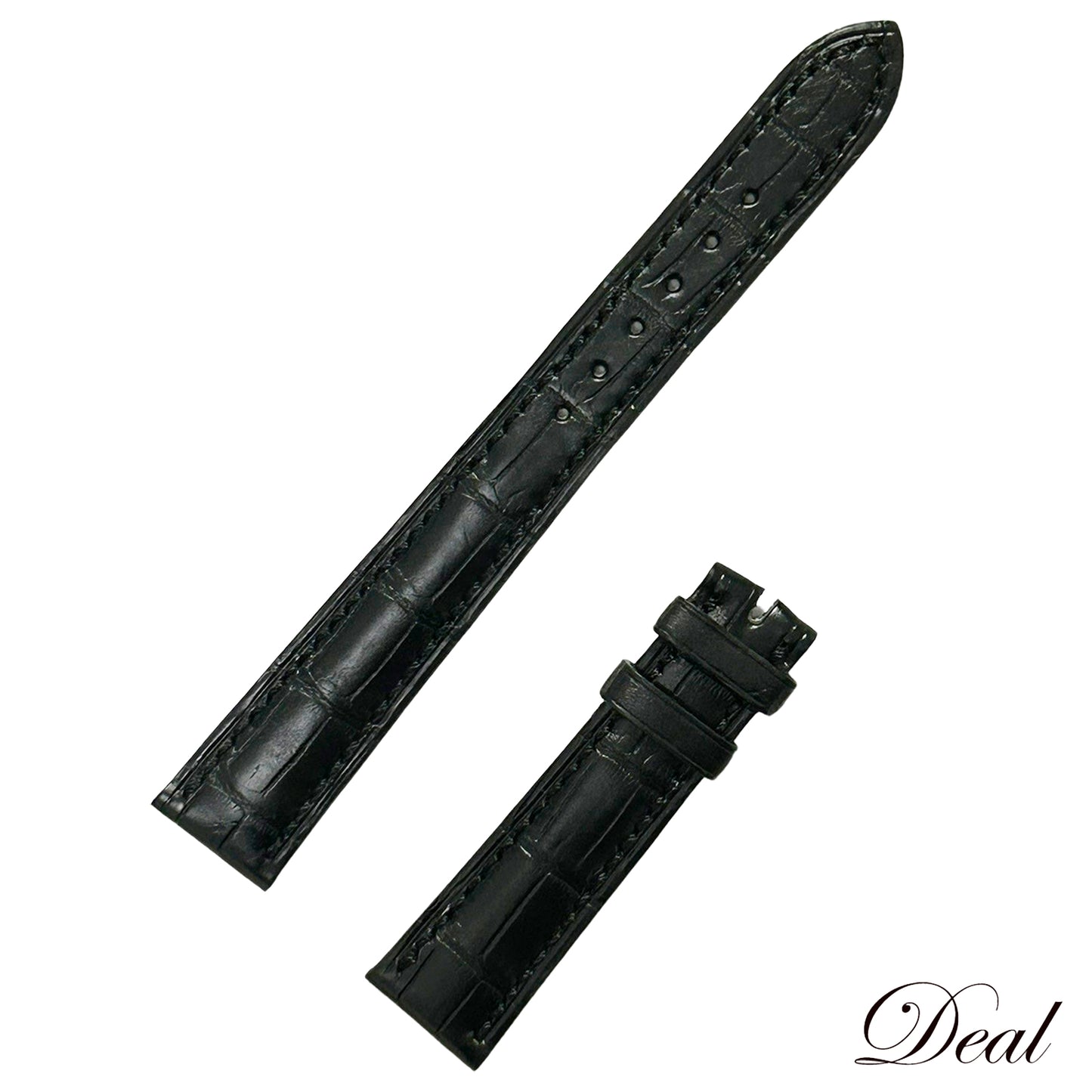 未使用 保管品 PATEK PHILIPPE パテックフィリップ 純正 レザーベルト ブラック レディース 時計ベルト