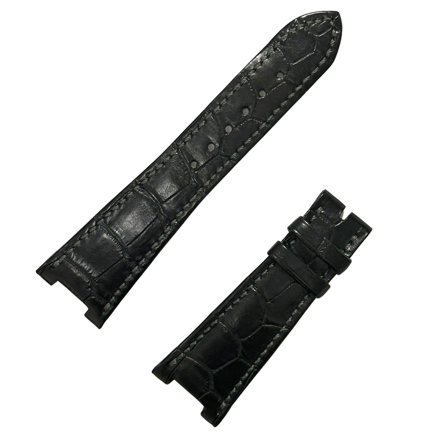 PATEK PHILIPPE パテックフィリップ 純正 レザーベルト ブラック メンズ 時計ベルト