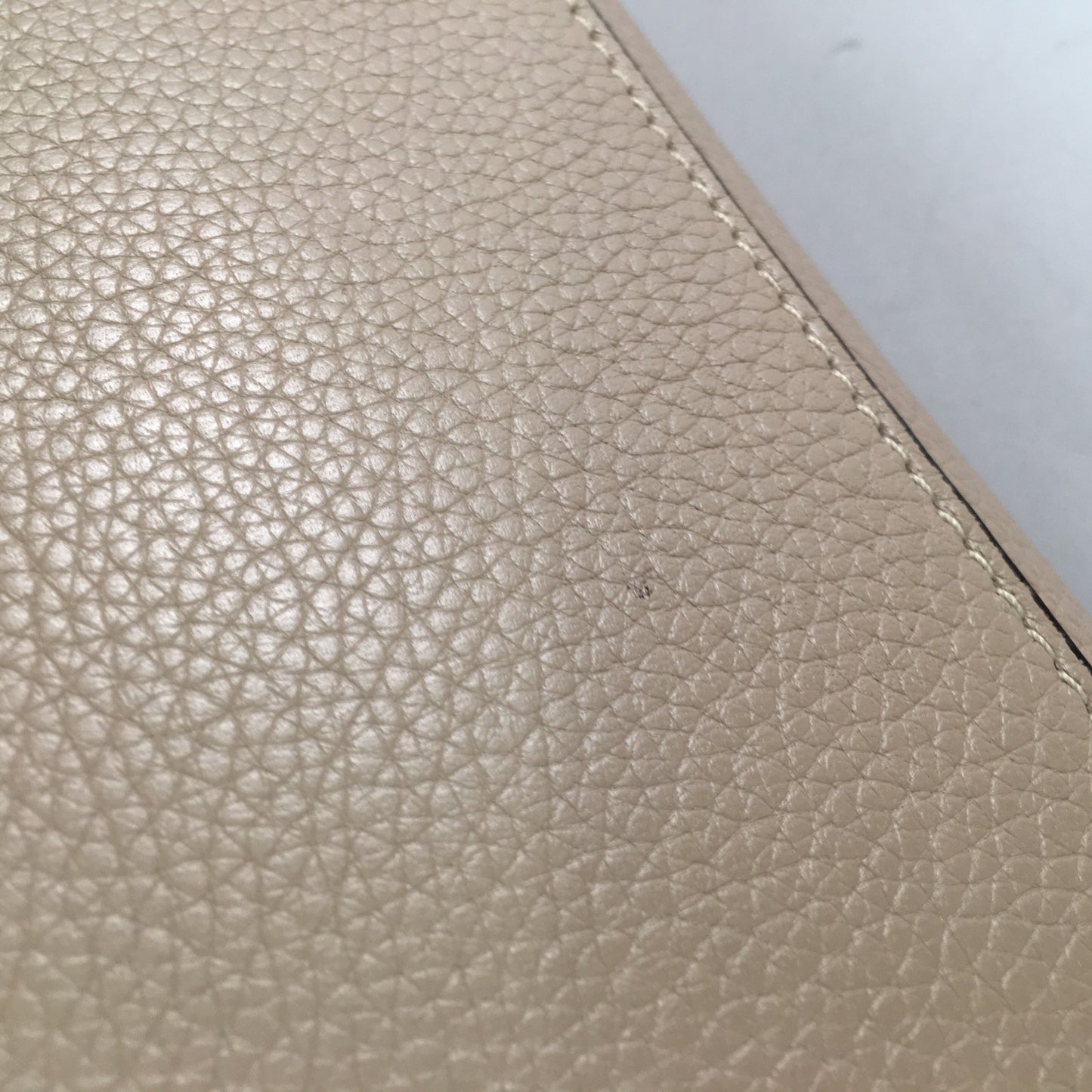 CELINE Trapeze 中号两用皮革单肩包 169542 米色