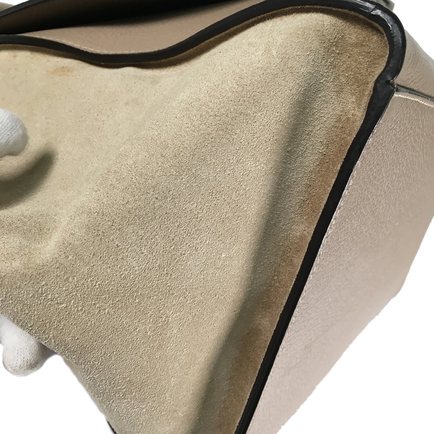 CELINE セリーヌ トラペーズ ミディアム 2way レザー 169542 ベージュ レディース ショルダーバッグ