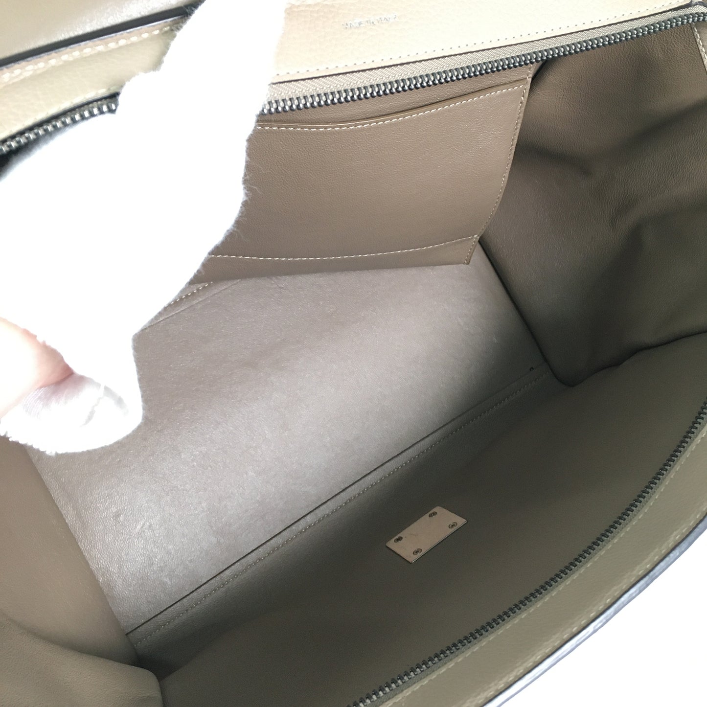 CELINE セリーヌ トラペーズ ミディアム 2way レザー 169542 ベージュ レディース ショルダーバッグ