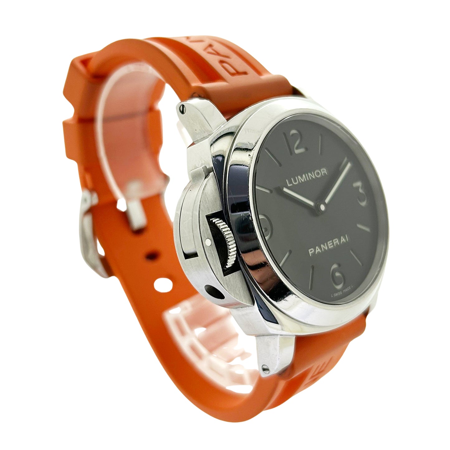 Rare Left-Hand Crown PANERAI Panerai Luminor Base Left Hand PAM00219 Men's Watch