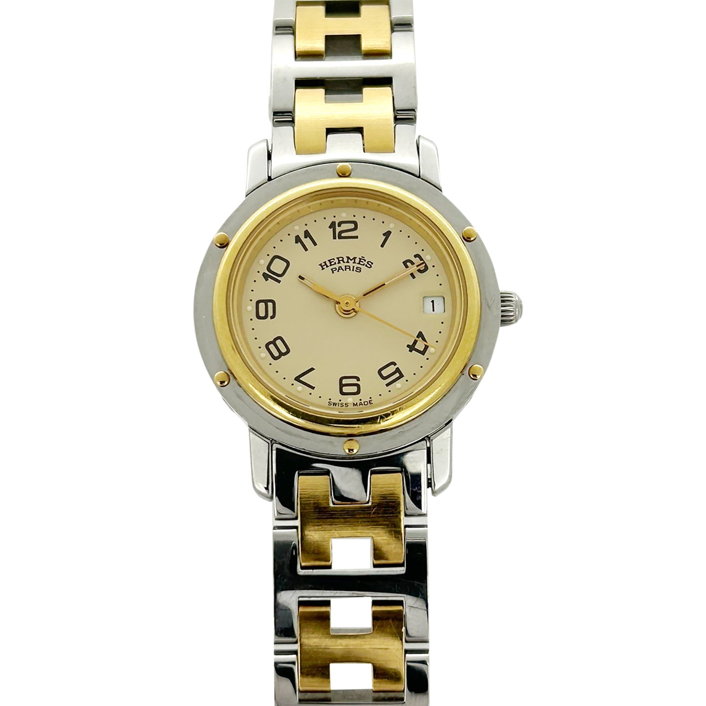 HERMES エルメス クリッパー CL4.220 レディース 腕時計