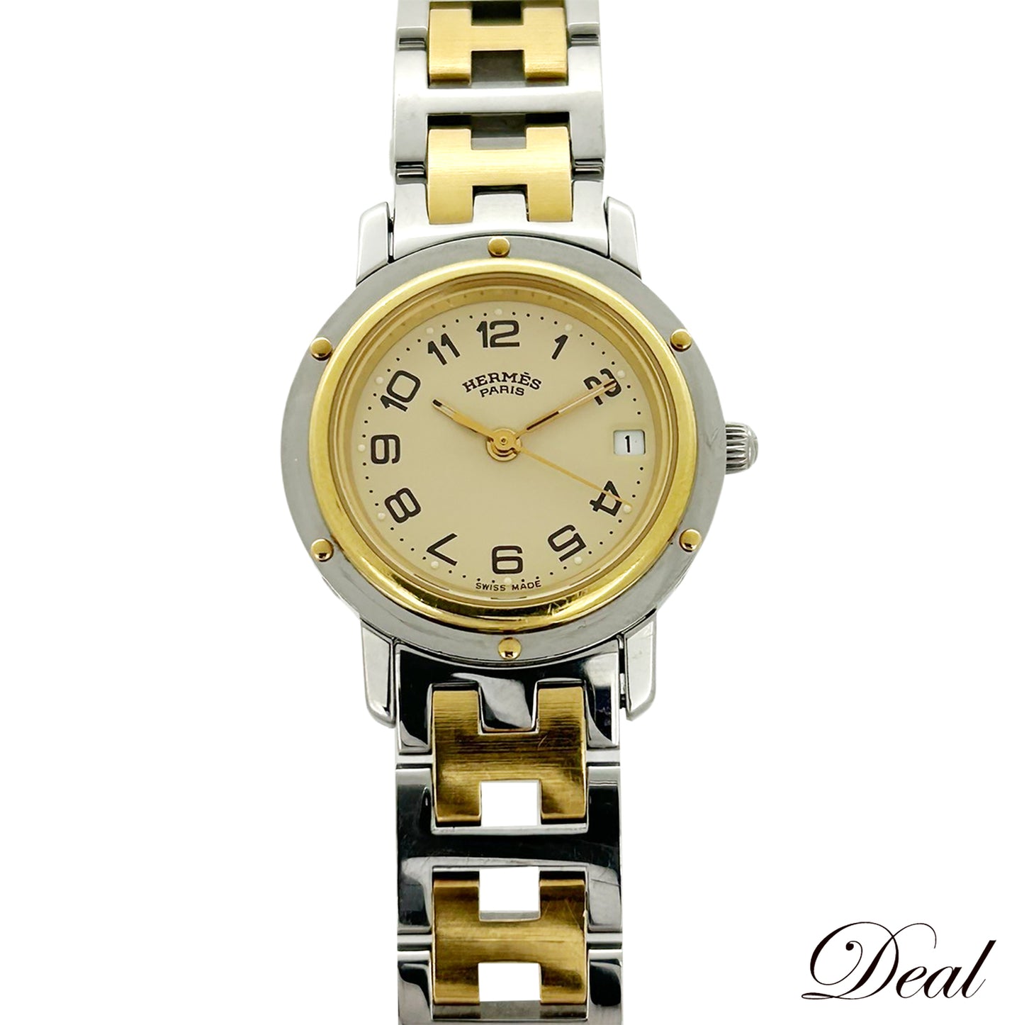 HERMES エルメス クリッパー CL4.220 レディース 腕時計