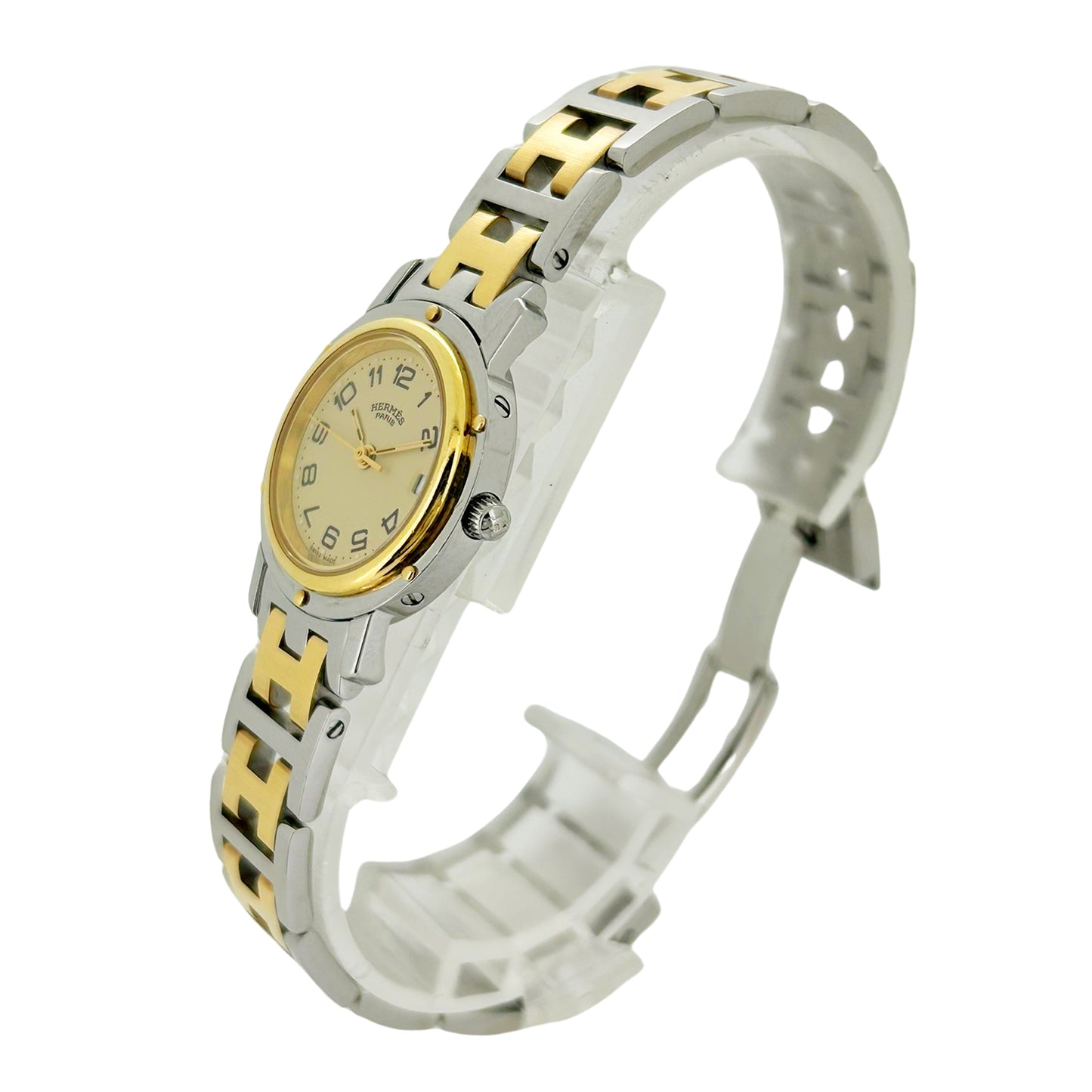 HERMES エルメス クリッパー CL4.220 レディース 腕時計
