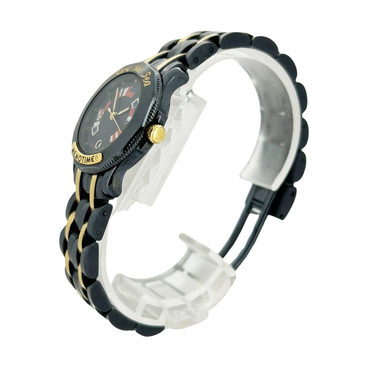 CORUM コルム アドミラルズカップ ガンブルー メモタイム Save the sea レディース 腕時計