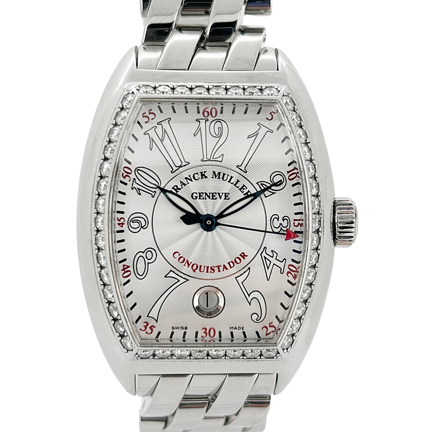 ベゼルダイヤ FRANCK MULLER フランクミュラー コンキスタドール 8005SCD1R メンズ 腕時計