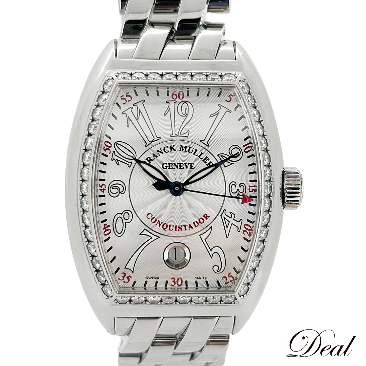 ベゼルダイヤ FRANCK MULLER フランクミュラー コンキスタドール 8005SCD1R メンズ 腕時計