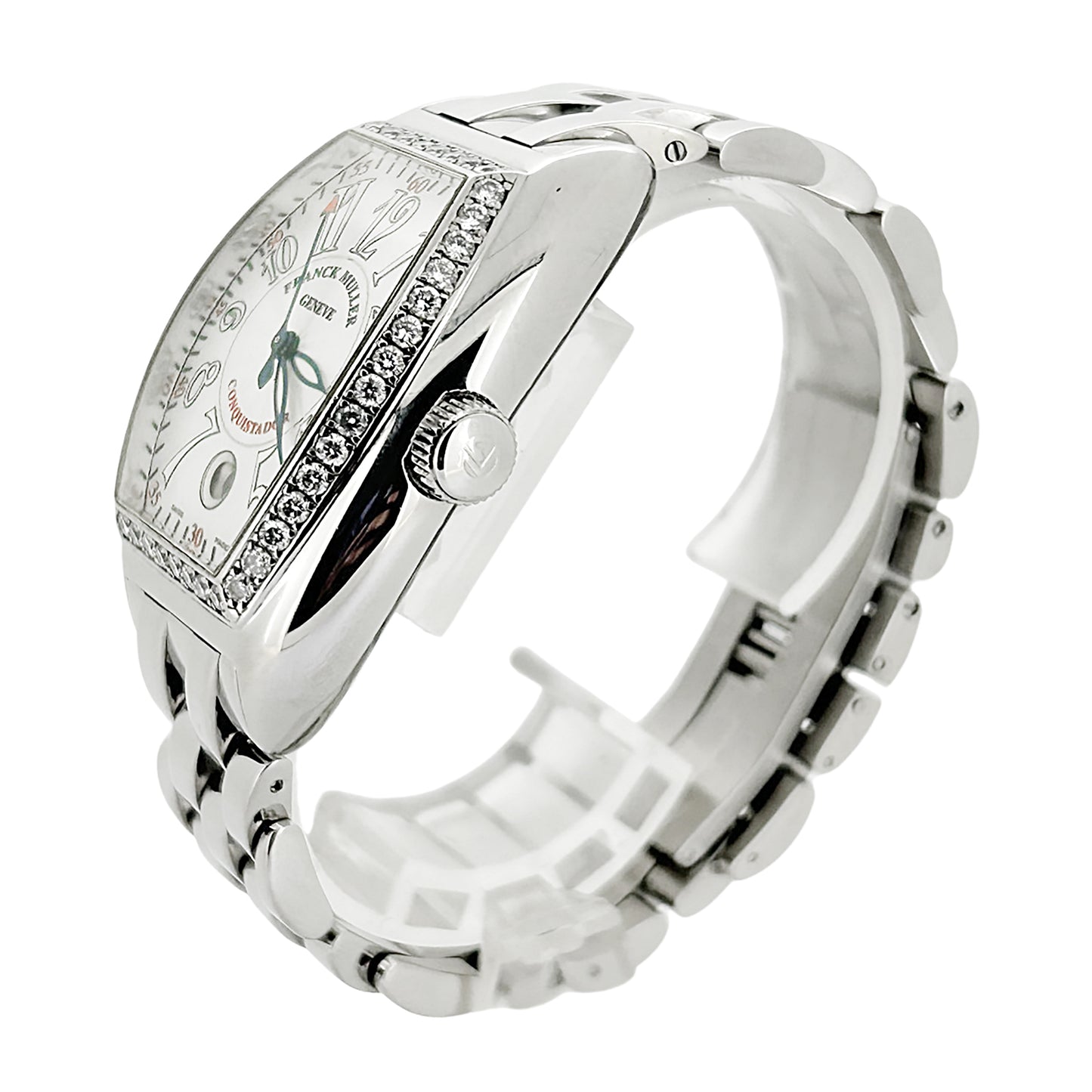 ベゼルダイヤ FRANCK MULLER フランクミュラー コンキスタドール 8005SCD1R メンズ 腕時計