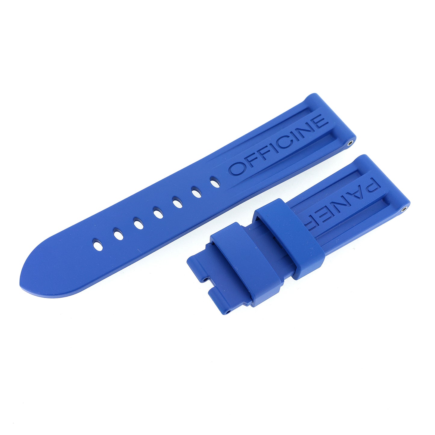 未使用 保管品 PANERAI パネライ 純正 ラバーベルト 24mm ブルー メンズ 時計ベルト