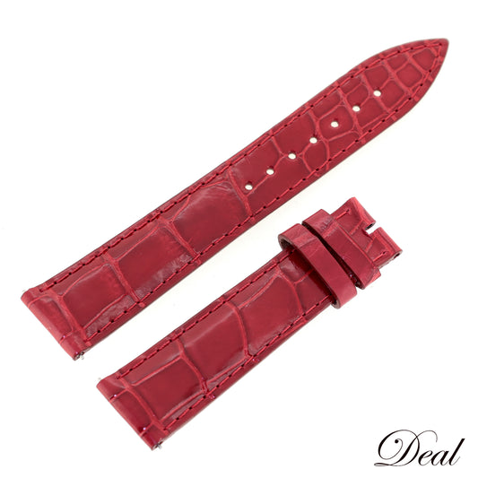 未使用 展示品 FRANCK MULLER フランクミュラー  純正 レザーベルト 5850 18mm  赤 ワンタッチ式  レッド  メンズ 時計ベルト