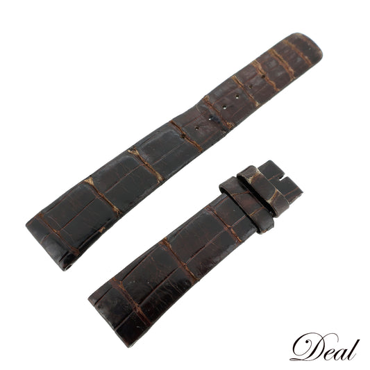 SEIKO セイコー クレドール 純正 レザーベルト ブラウン メンズ 時計ベルト