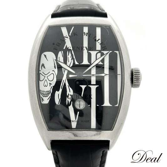 FRANCK MULLER フランクミュラー トノーカーベックス ゴシックアロンジェ 8880SCDTGOTH ドクロ メンズ 腕時計