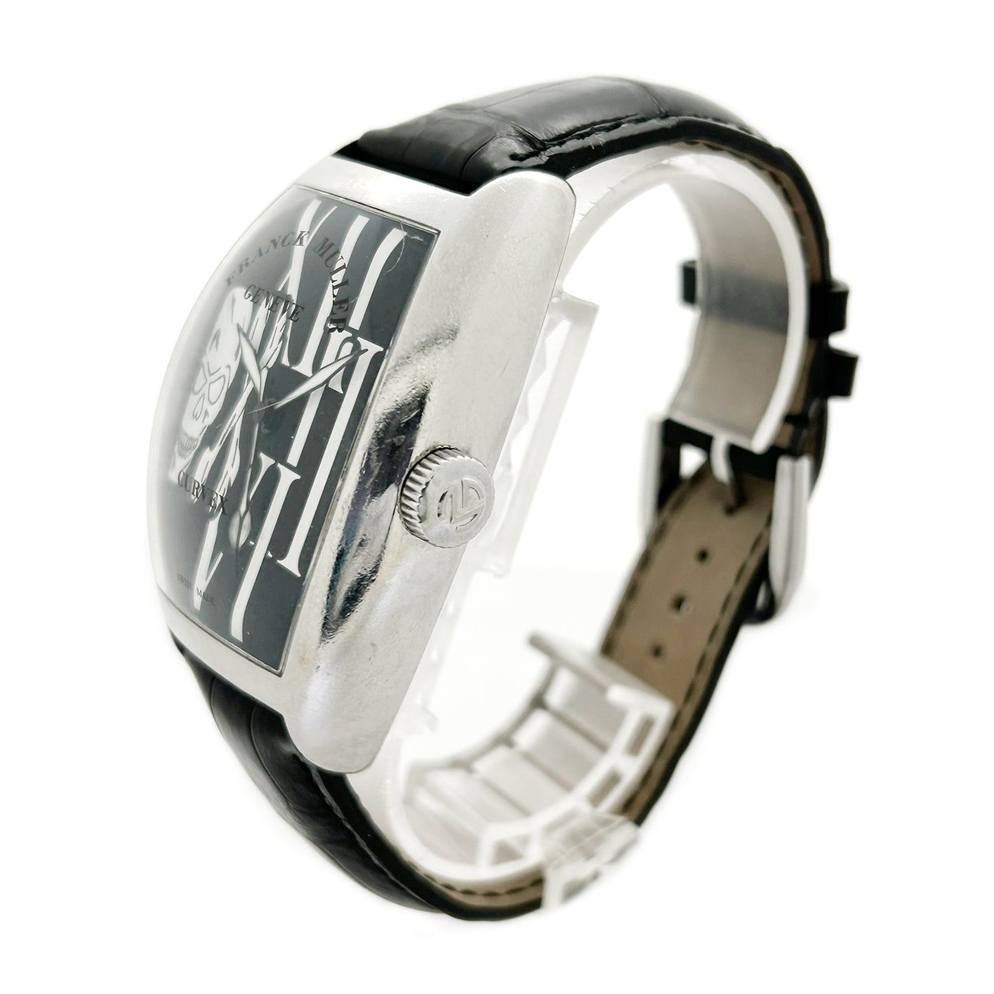 FRANCK MULLER フランクミュラー トノーカーベックス ゴシックアロンジェ 8880SCDTGOTH ドクロ メンズ 腕時計