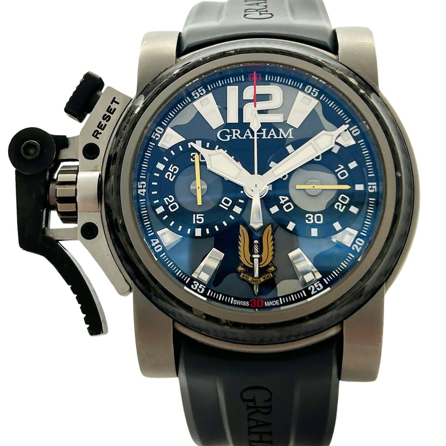 200本限定 GRAHAM グラハム  クロノファイター オーバーサイズ コマンドSASII  2OVJI.B25A.K10T  メンズ 腕時計