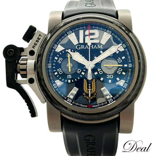 200本限定 GRAHAM グラハム  クロノファイター オーバーサイズ コマンドSASII  2OVJI.B25A.K10T  メンズ 腕時計