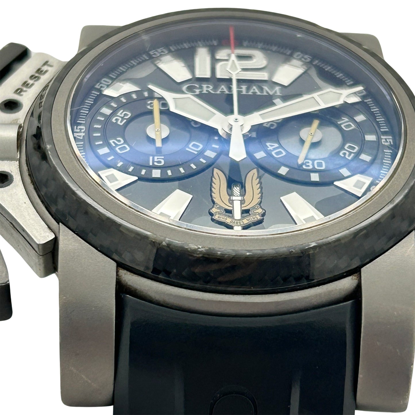 200本限定 GRAHAM グラハム  クロノファイター オーバーサイズ コマンドSASII  2OVJI.B25A.K10T  メンズ 腕時計