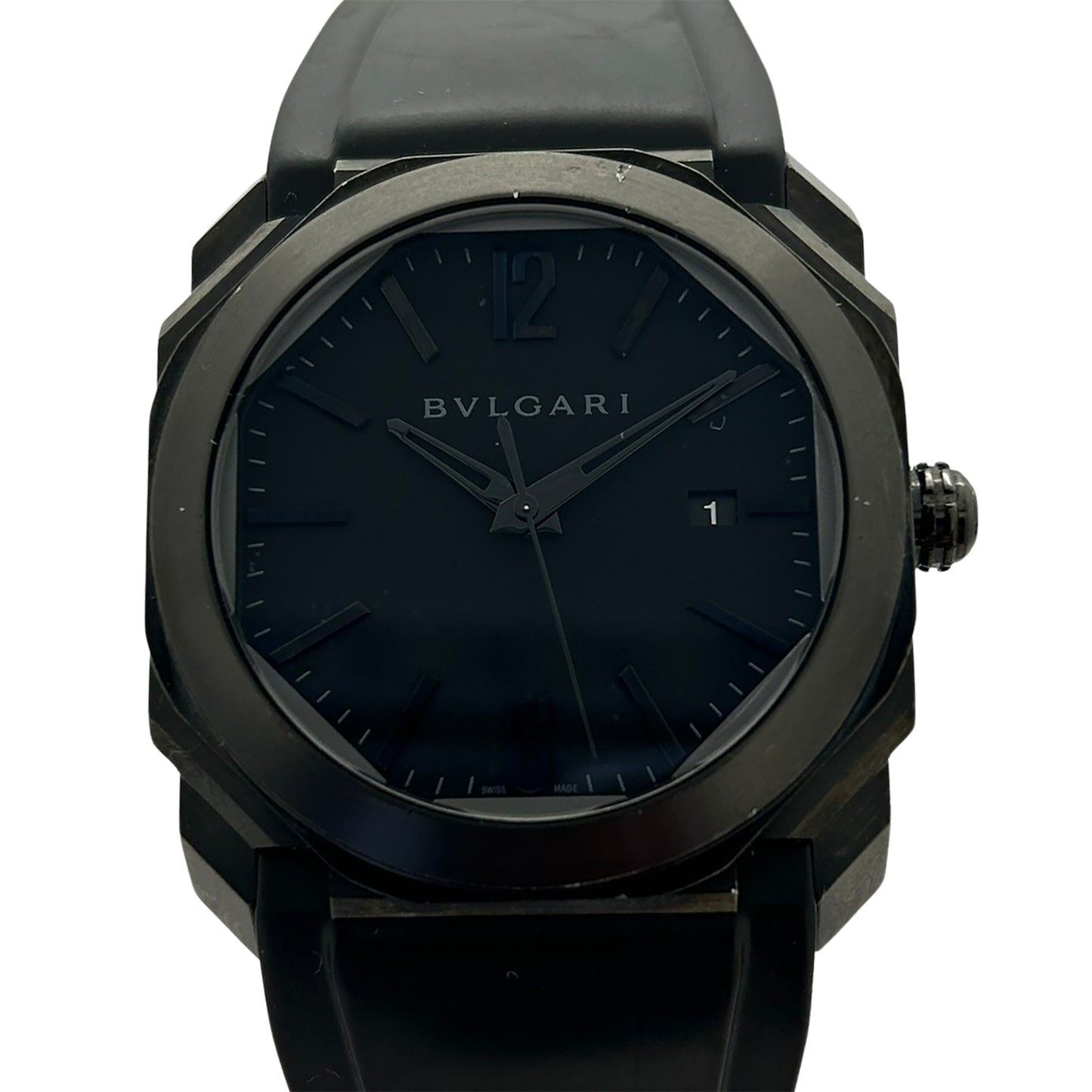 BVLGARI ブルガリ オクト オールブラック BGO41S メンズ 腕時計