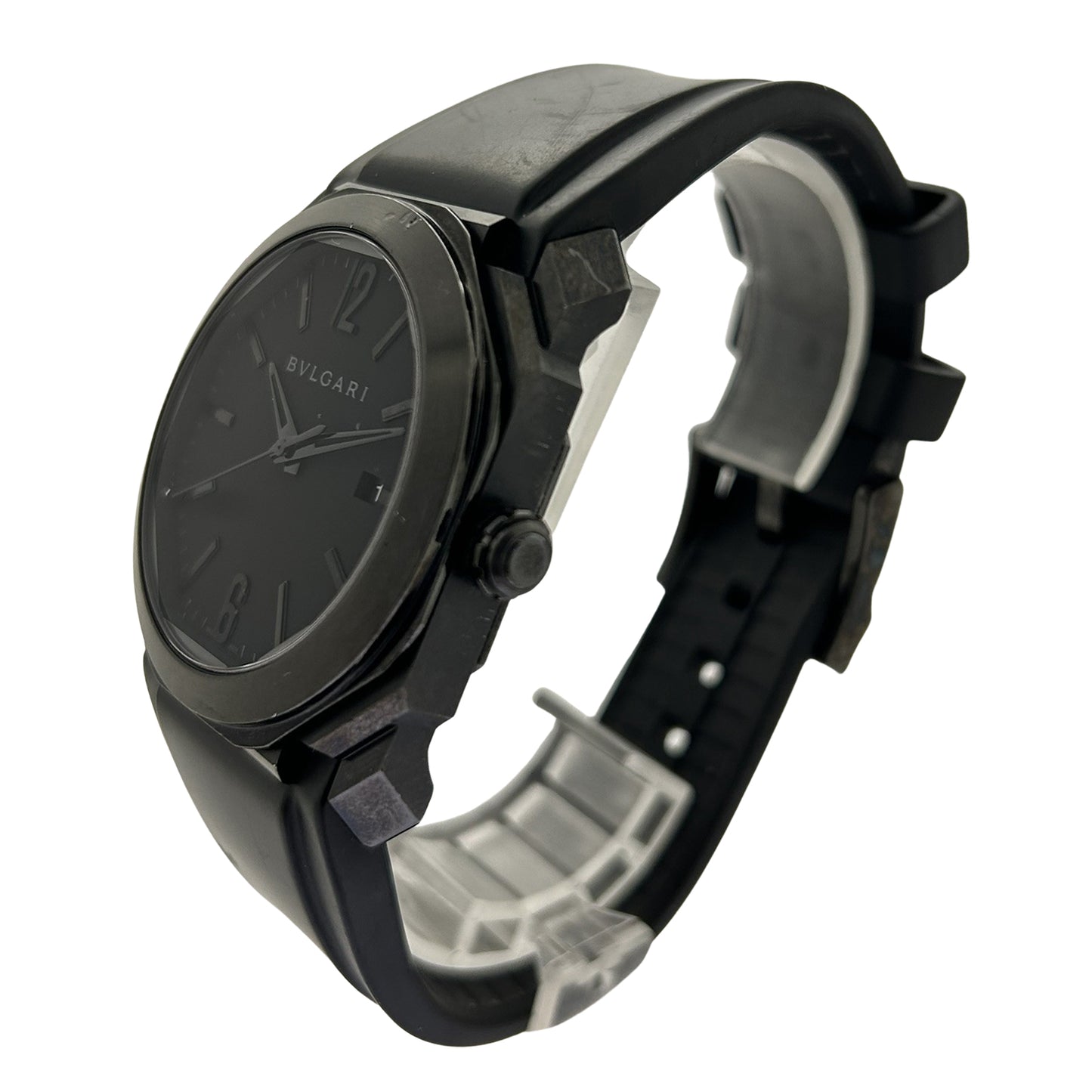 BVLGARI ブルガリ オクト オールブラック BGO41S メンズ 腕時計