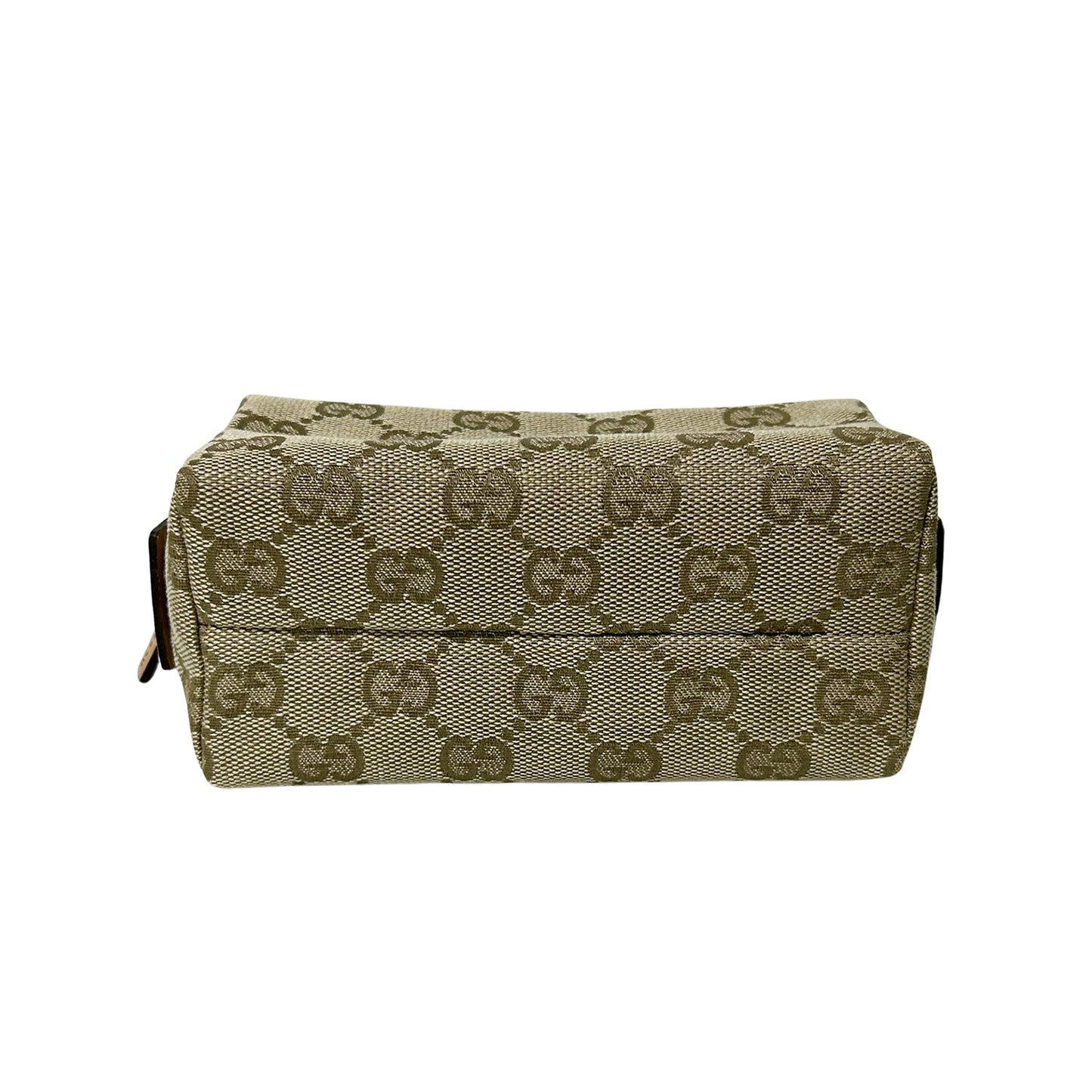 状况极佳 GUCCI GG 帆布 29596 米色女士化妆包