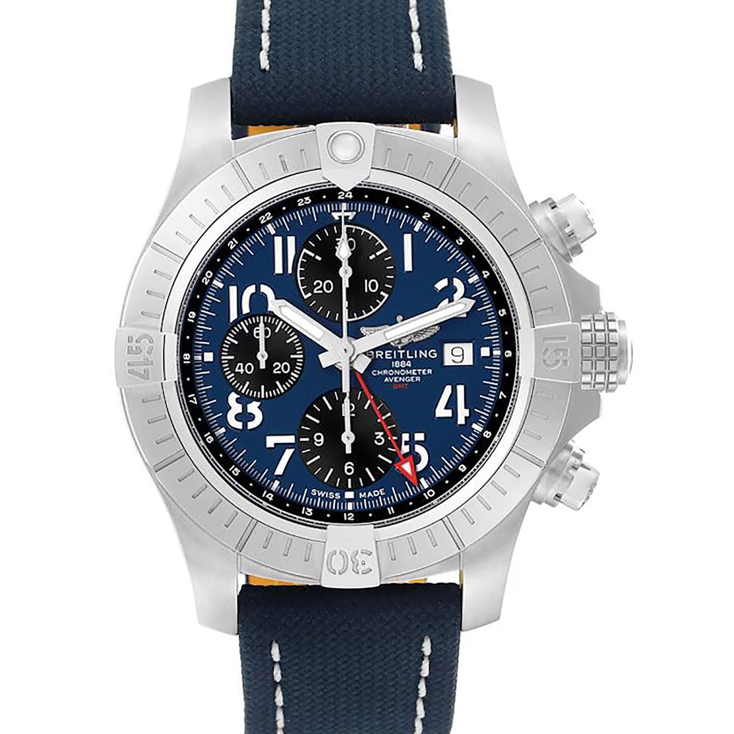 未使用 保管品 BREITLING ブライトリング アベンジャー クロノグラフ GMT45 A24315 メンズ 腕時計