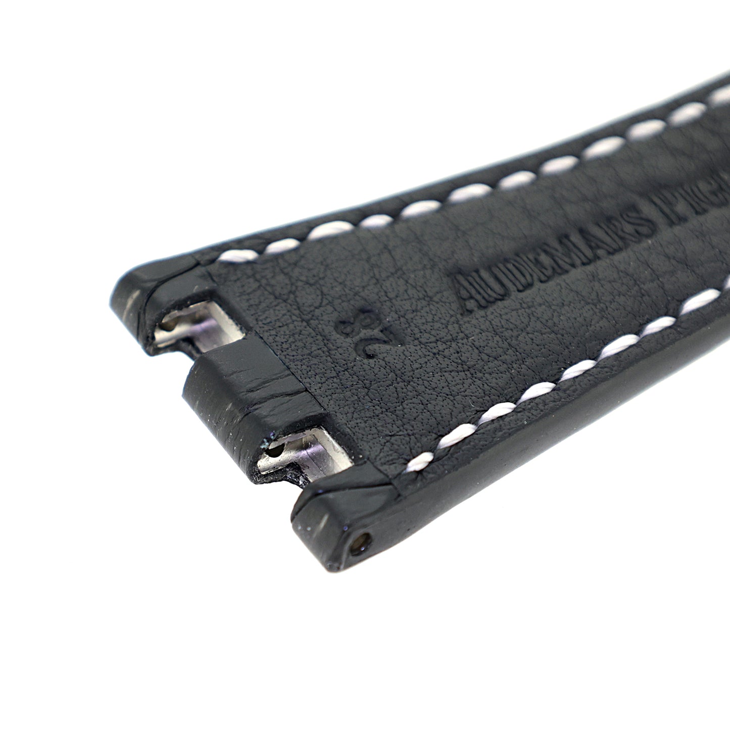 美品 AUDEMARS PIGUET オーデマピゲ  純正 レザーベルト  ブラック  メンズ 時計ベルト