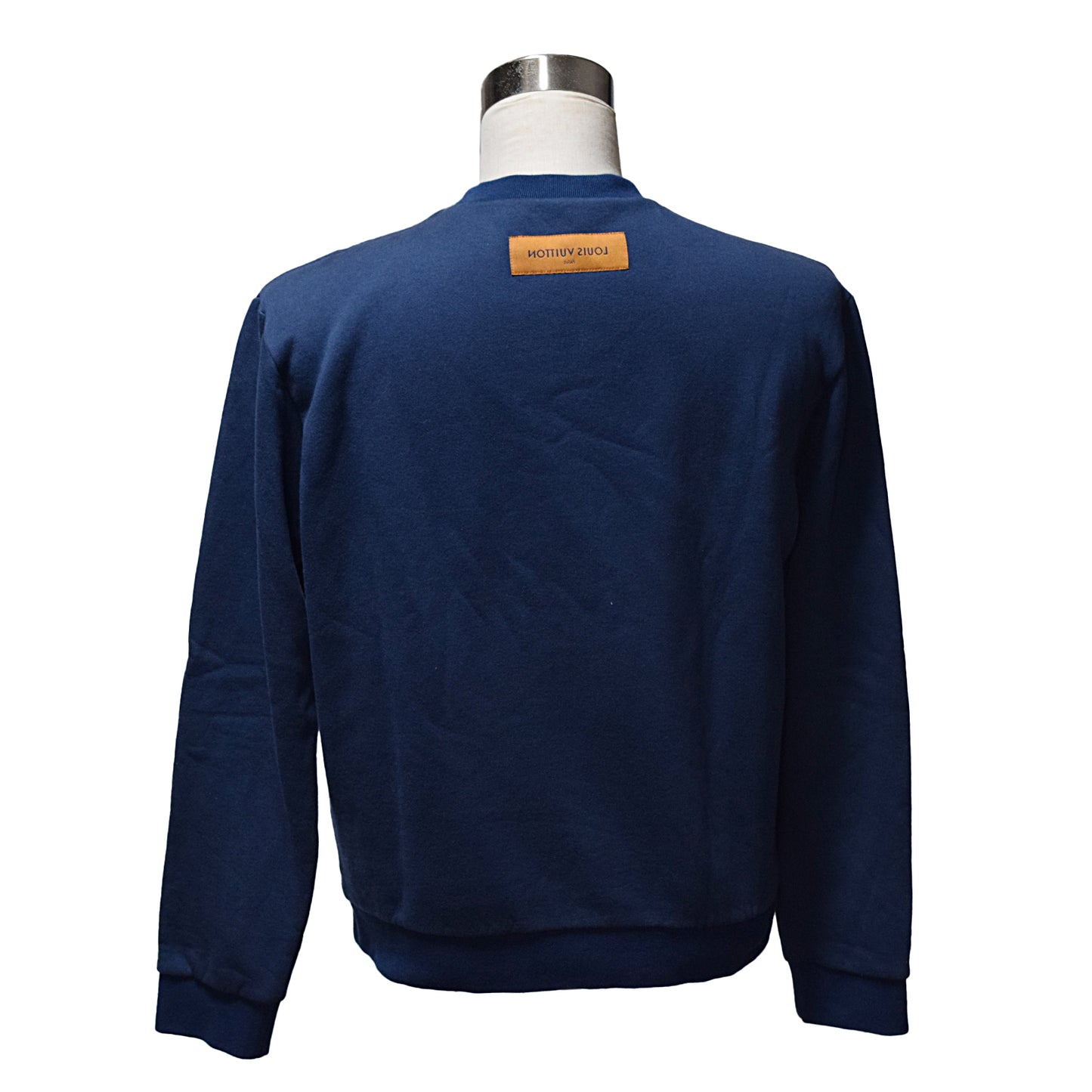 SALE LOUIS VUITTON ルイ・ヴィトン  LVステッチプリント エンブロイダリー  RM202M  ネイビー  メンズ スウェット
LV