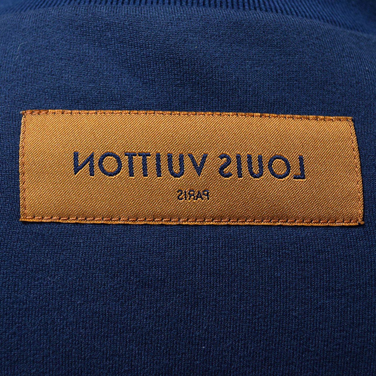 SALE LOUIS VUITTON ルイ・ヴィトン  LVステッチプリント エンブロイダリー  RM202M  ネイビー  メンズ スウェット
LV