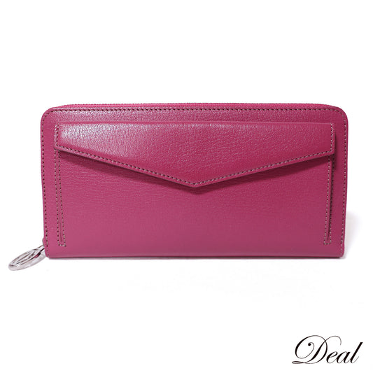 新品 保管品 Cartier カルティエ マスト ラウンドファスナー L3001355 ピンク レディース 長財布