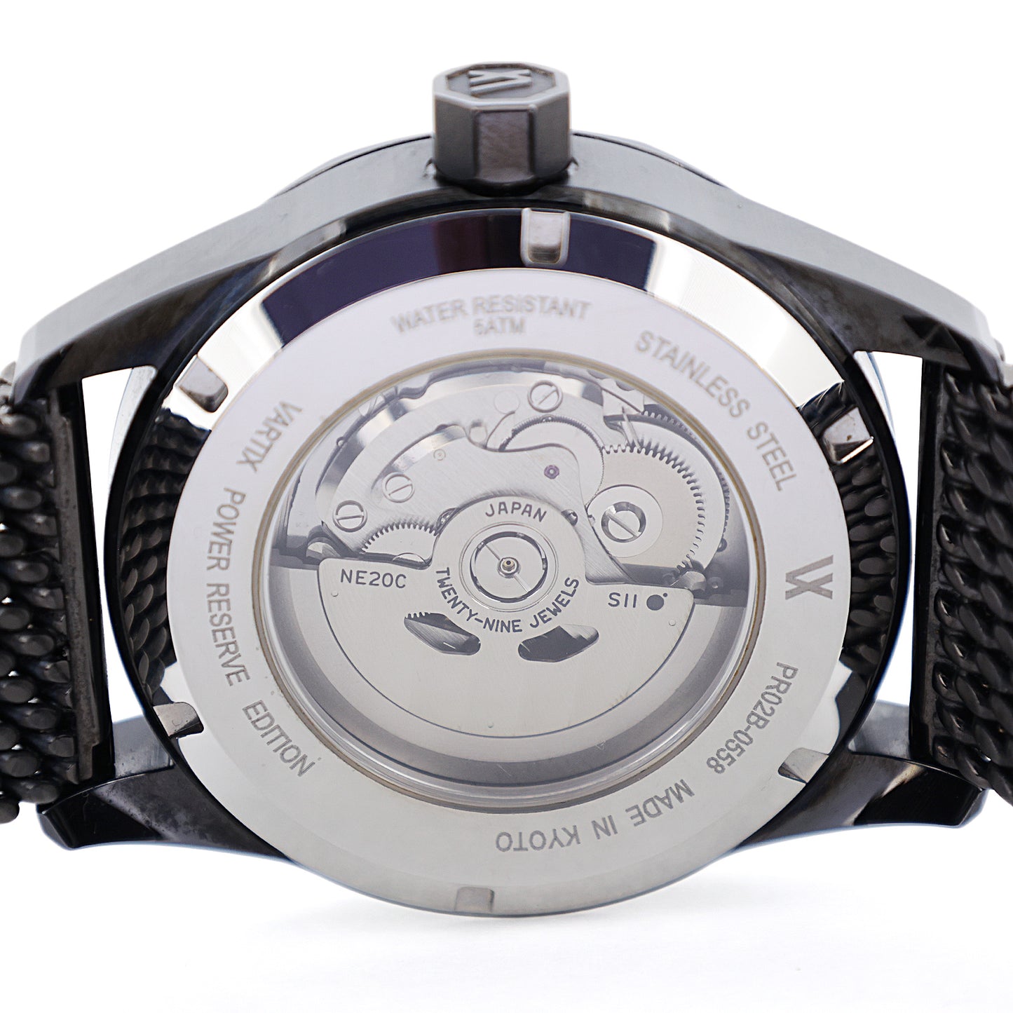 VARTIX ヴァティックス アライブ テーブルファセット PR02B パワーリザーブ メンズ 腕時計