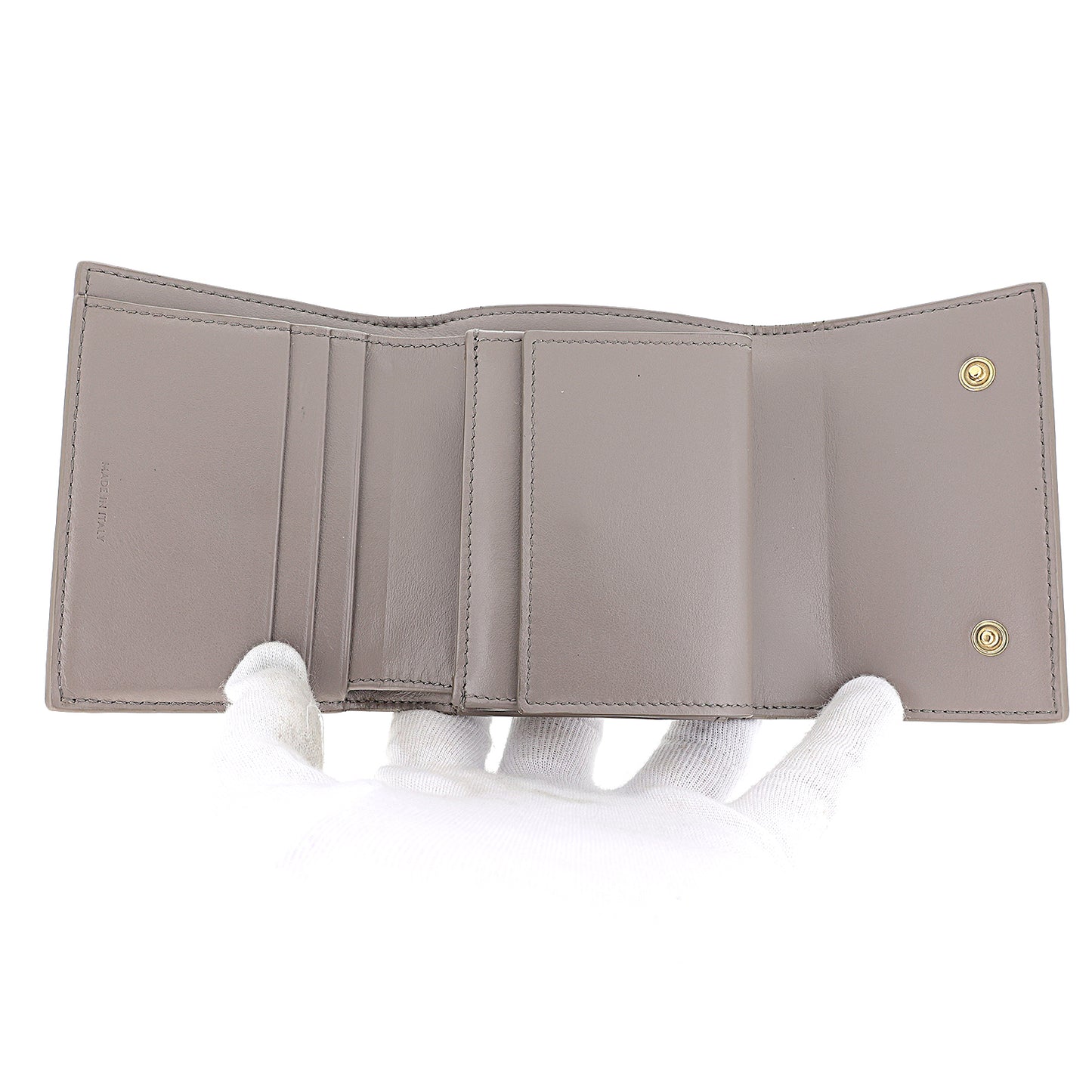 CELINE セリーヌ  スモール トリフォールド  10B573BEL  ベージュ ぺブル  ベージュ  レディース 二つ折り財布